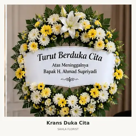 Krans Bunga Duka Muaragembong